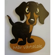 Ajtótábla kutyás tacskó 