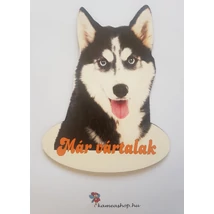 Ajtótábla kutyás husky Ajtótábla kutyás husky