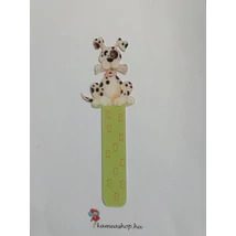 Könyvjelző  foltos kutyás 