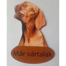 Ajtótábla kutyás vizsla