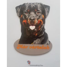 Ajtótábla kutyás rottweiler