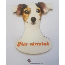 Ajtótábla kutyás jack russel