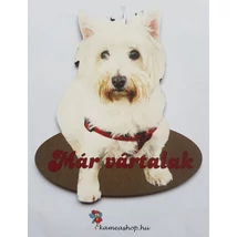 Ajtótábla kutyás westie